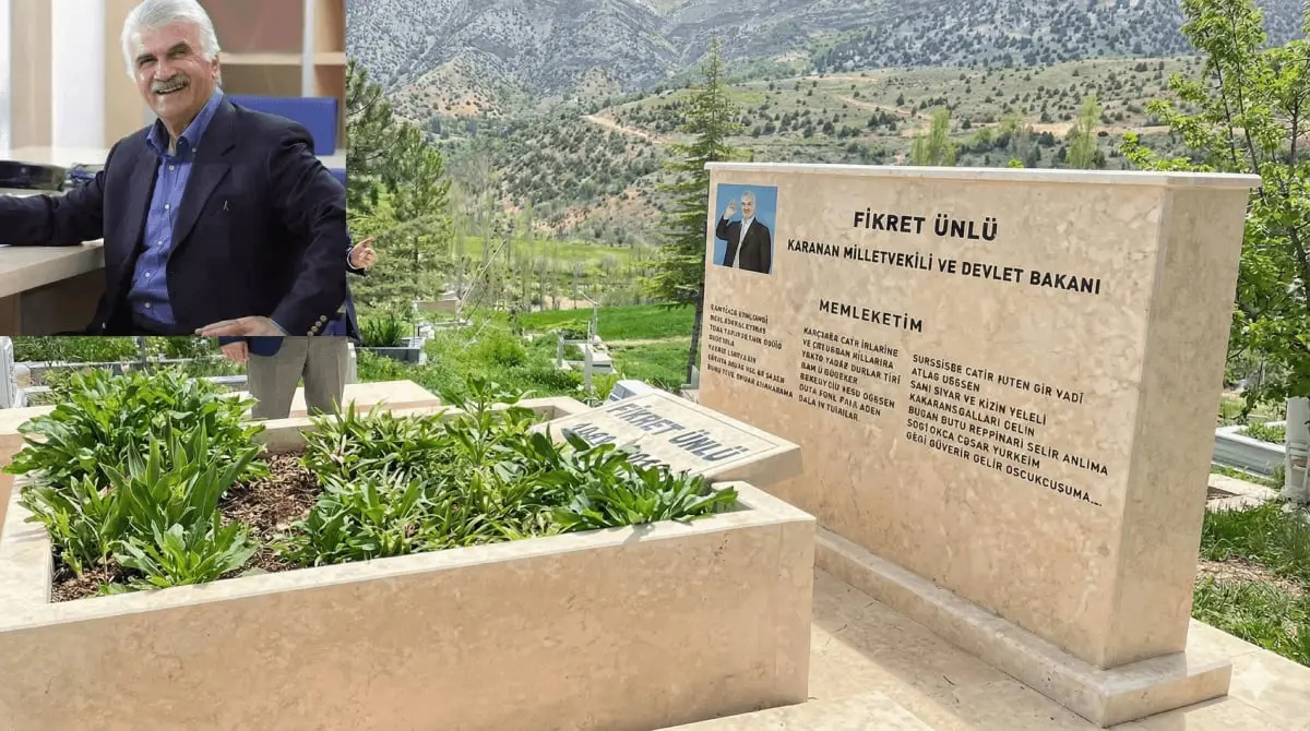 Eski Bakan Fikret Ünlü'nün Kabrinde Bu Yıl Anma Töreni Yapılmadı