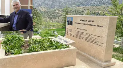 Eski Bakan Fikret Ünlü'nün Kabrinde Bu Yıl Anma Töreni Yapılmadı