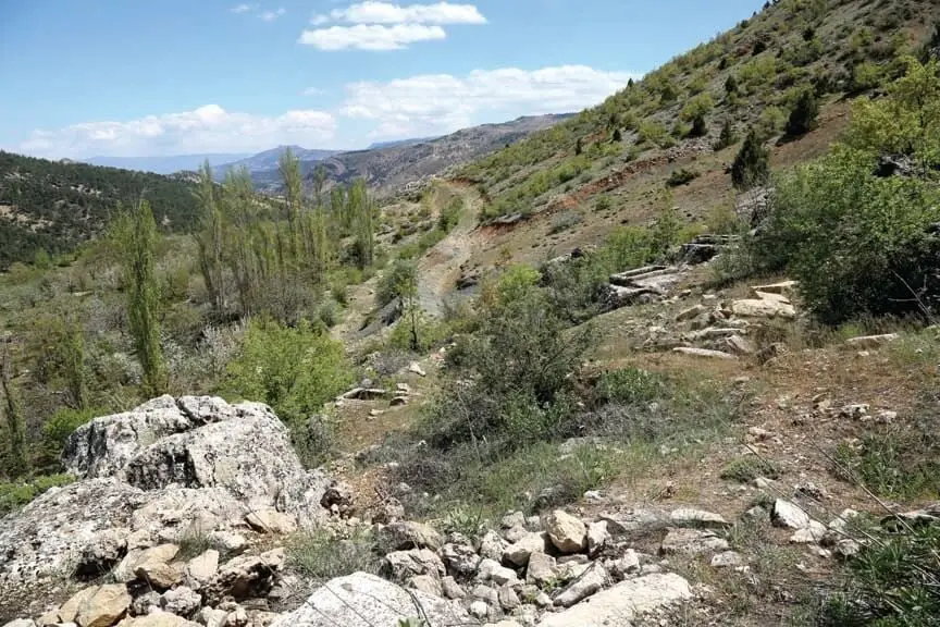 Ermenek genel görünüm – şehir merkezinin geniş açı panoramik fotoğrafı