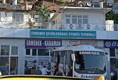 Ermenek Otobüs ve Minibüs Bilet Fiyatlarına 100 TL Zam Geldi