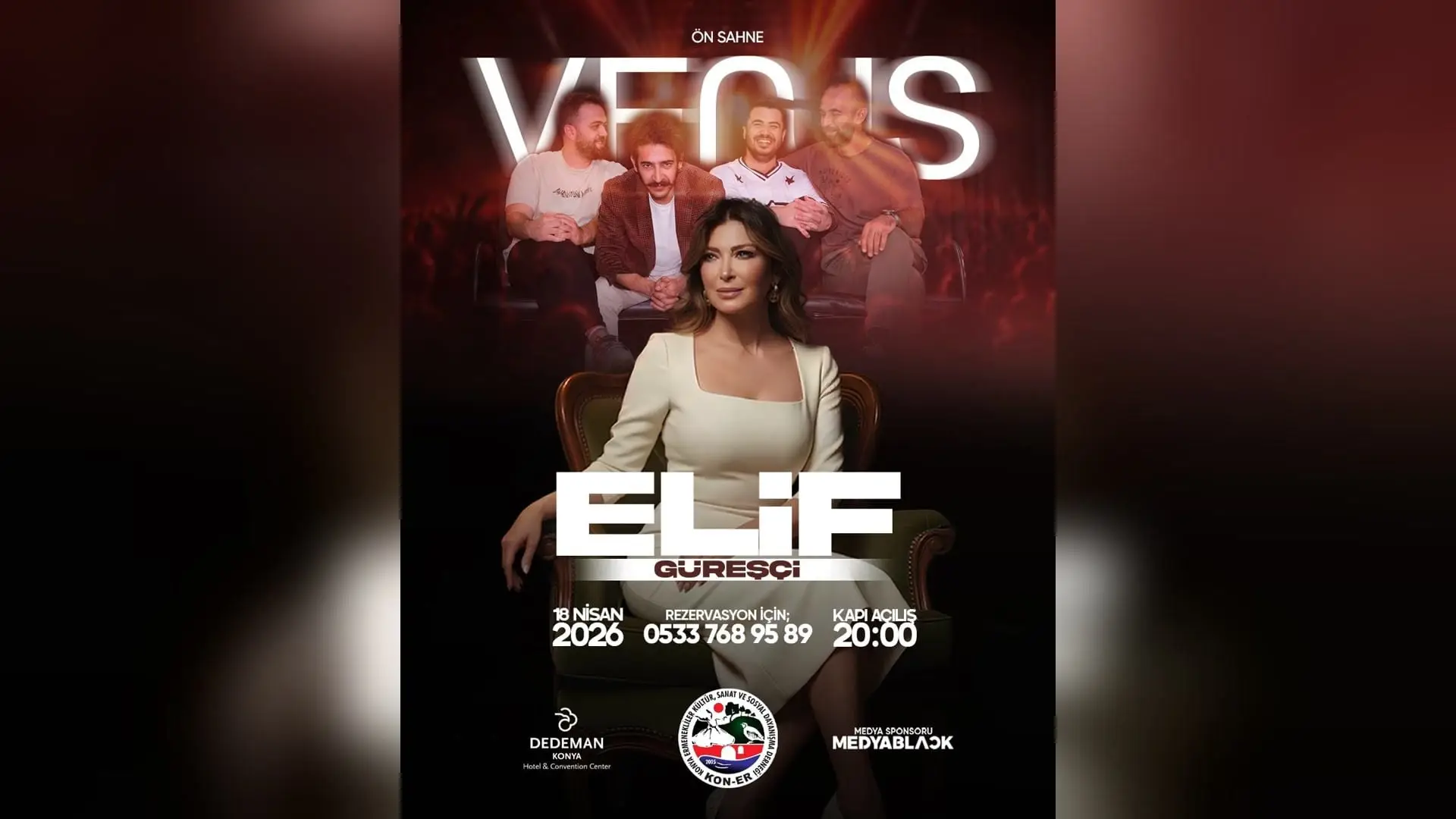 Konya Ermenekliler Derneği'nden Ermenek Gecesi: TRT Sanatçısı Elif Güreşçi Sahne Alacak