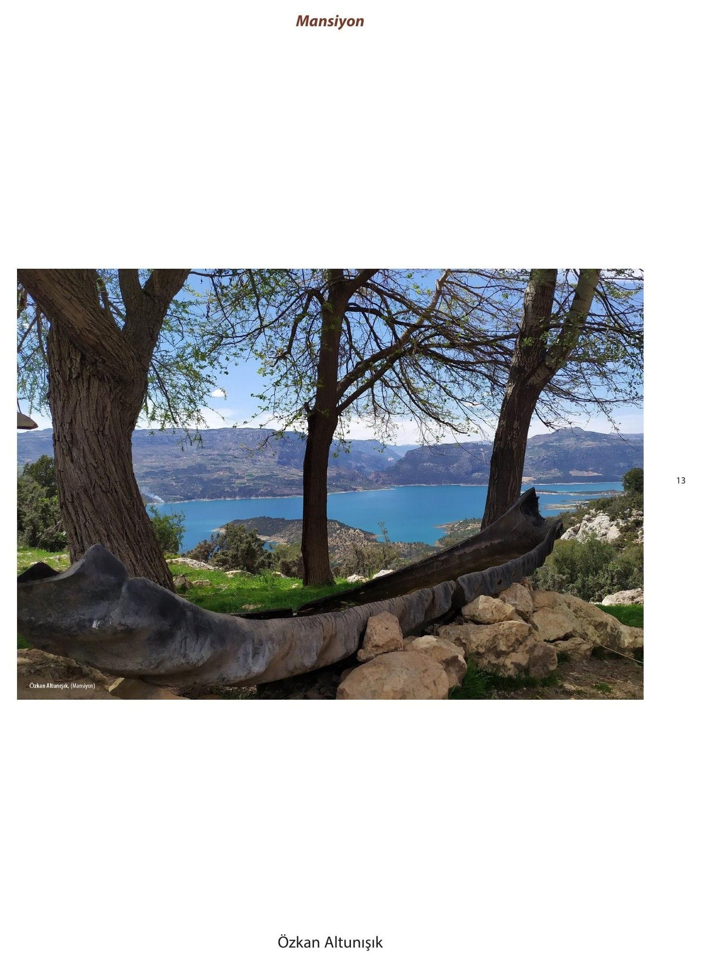 Özkan Altunışık - Mansiyon - Ermenek Baraj Gölü manzarası