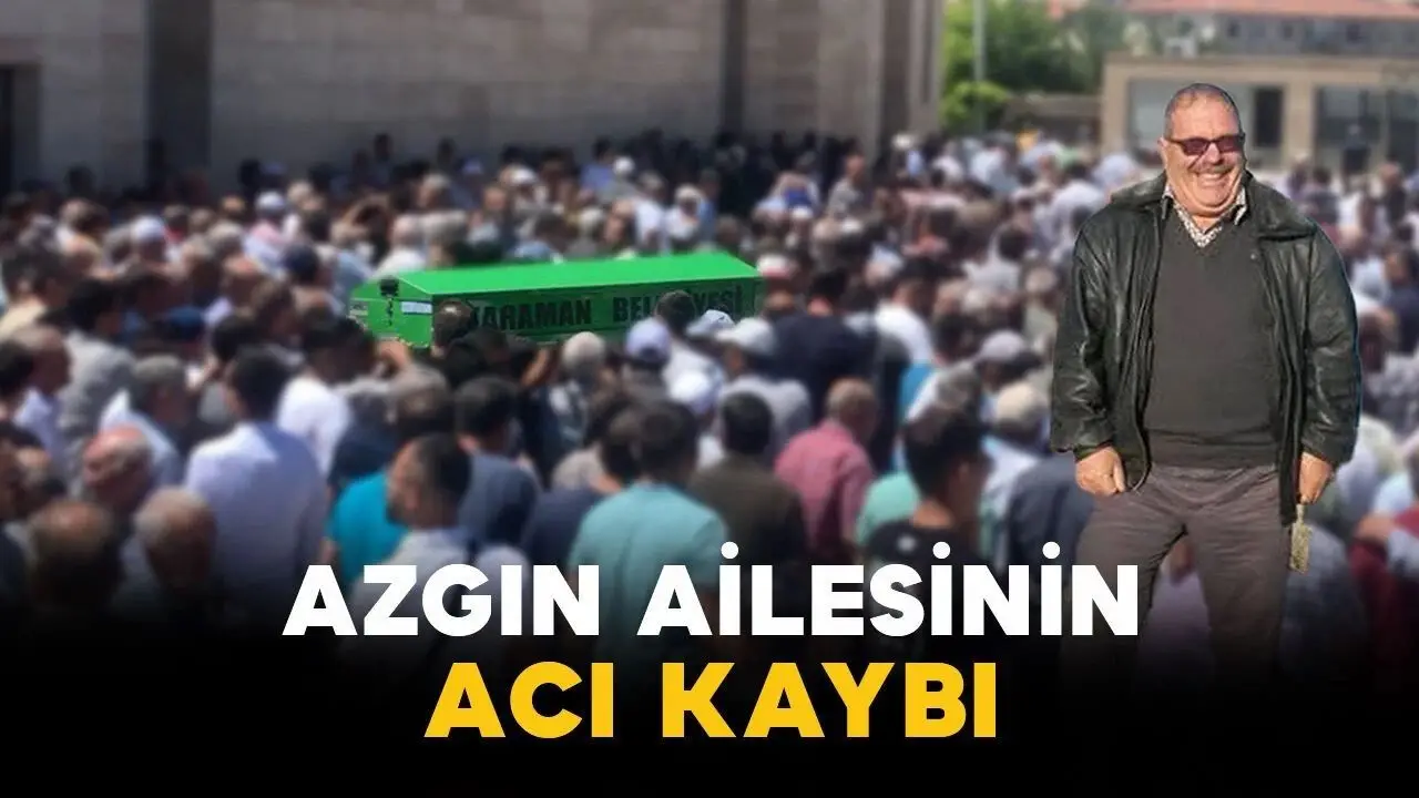 Ali Azgın'ın cenaze töreni — Ermenek Çamlıca köyünden emekli Ali Azgın trafik kazasında hayatını kaybetti
