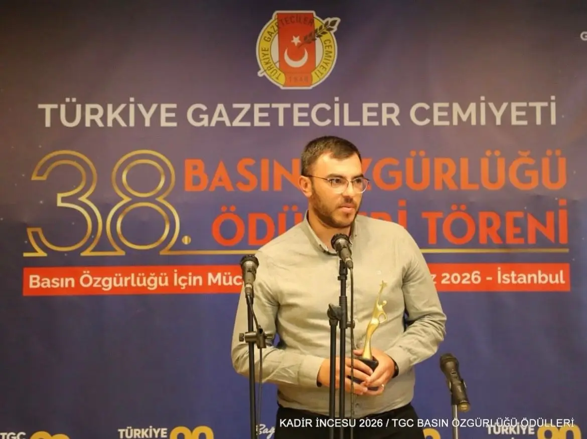 Türkiye Gazeteciler Cemiyeti'nden İsmail Arı’ya Basın Özgürlüğü Ödülü