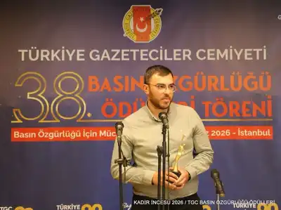 Türkiye Gazeteciler Cemiyeti'nden Ermenekli Gazeteci İsmail Arı’ya Basın Özgürlüğü Ödülü