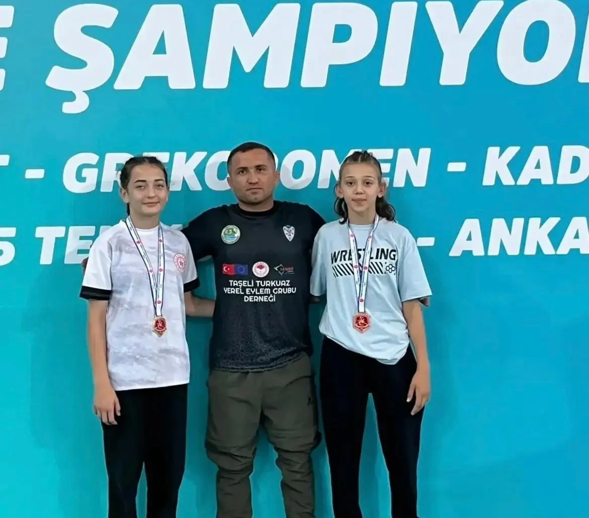 Ermenek'in Güreşçileri Ankara'dan Madalyayla Döndü!
