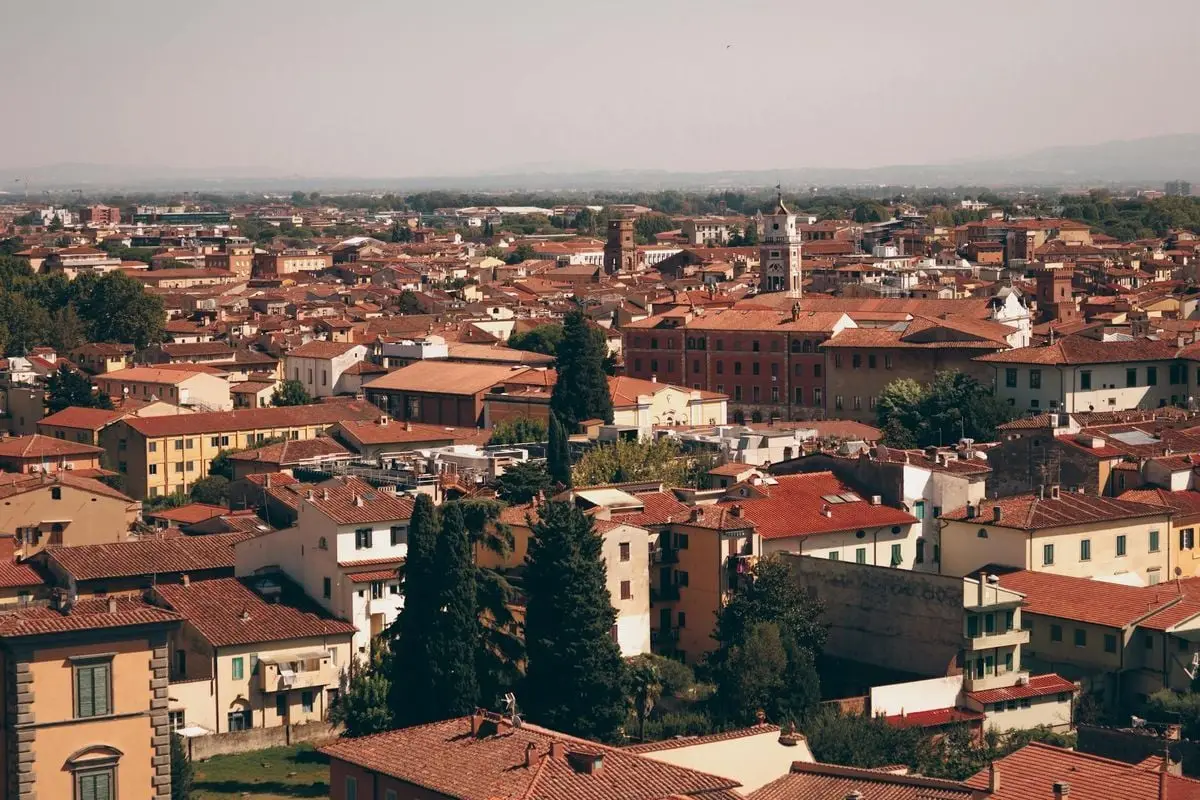 Discover the unique architectural beauty of Pisa's historic urban landscape.