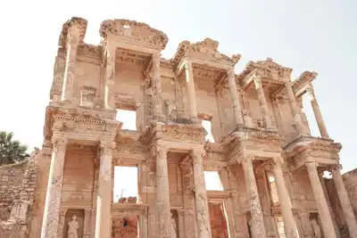Explore the ancient grandeur of the Library of Celsus in Ephesus, Turkey. A classic architectural marvel and historic landmark.
