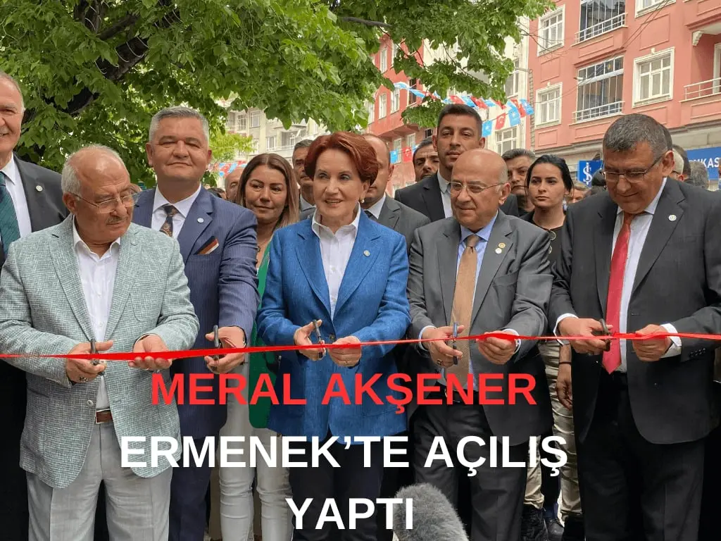 İyi Parti Genel Başkanı Meral Akşener 14 Mayıs'ta Ermenek'te
