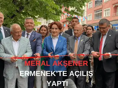 İyi Parti Genel Başkanı Meral Akşener 14 Mayıs'ta Ermenek'te