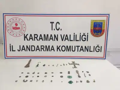 Ermenek İlçe Jandarma Komutanlığı'nın tarihi eser operasyonu!