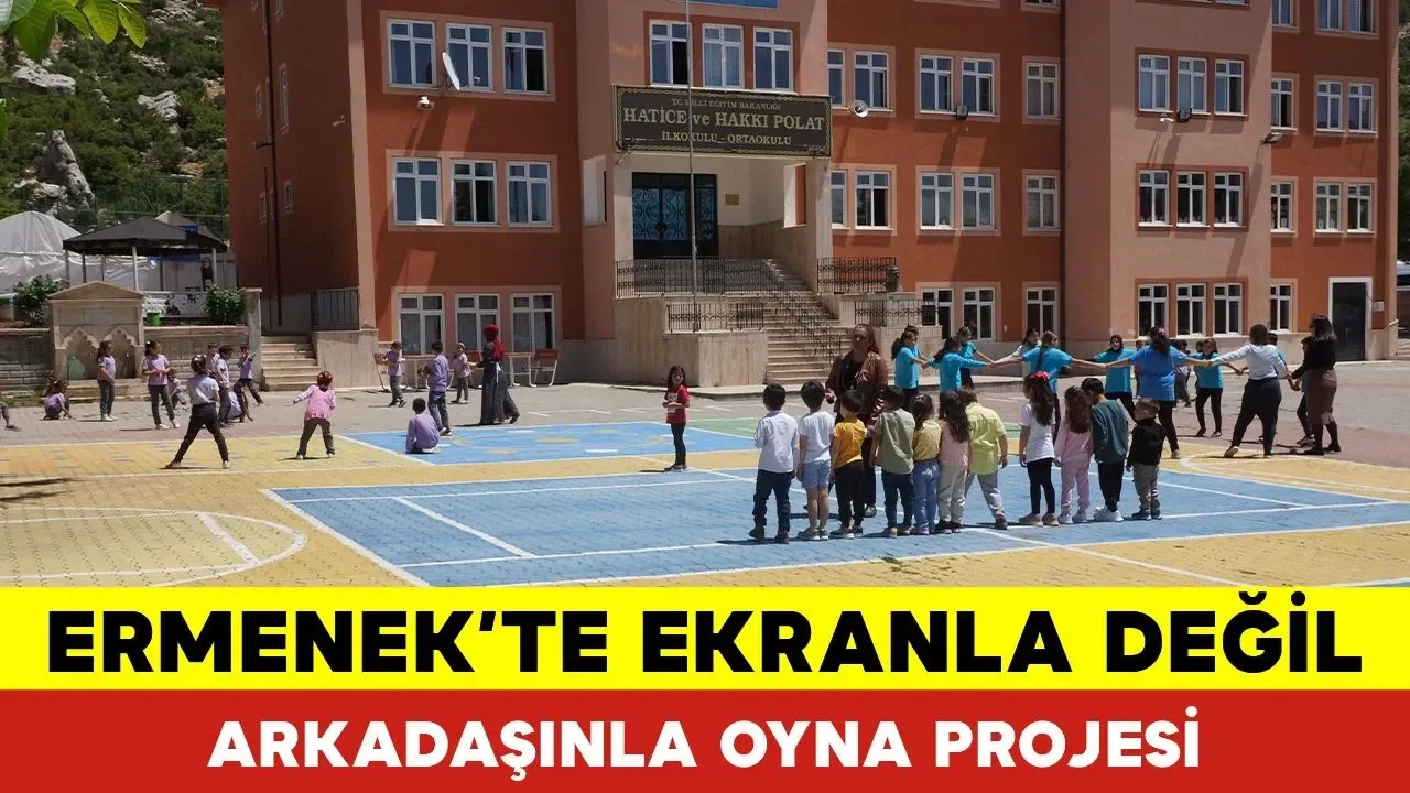Ermenek’te ‘Ekranla Değil Arkadaşınla Oyna’ projesi