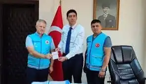 Kaymakam Erdoğan Kurbanını Türkiye Diyanet Vakfına bağışladı