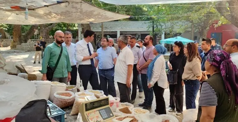 Kaymakam Erdoğan, Zeyve de incelemelerde bulundu