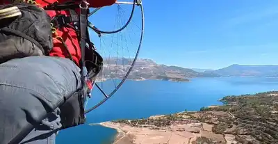 Paramotordan Turkuaz Gölü ve Nadire Kanyonu