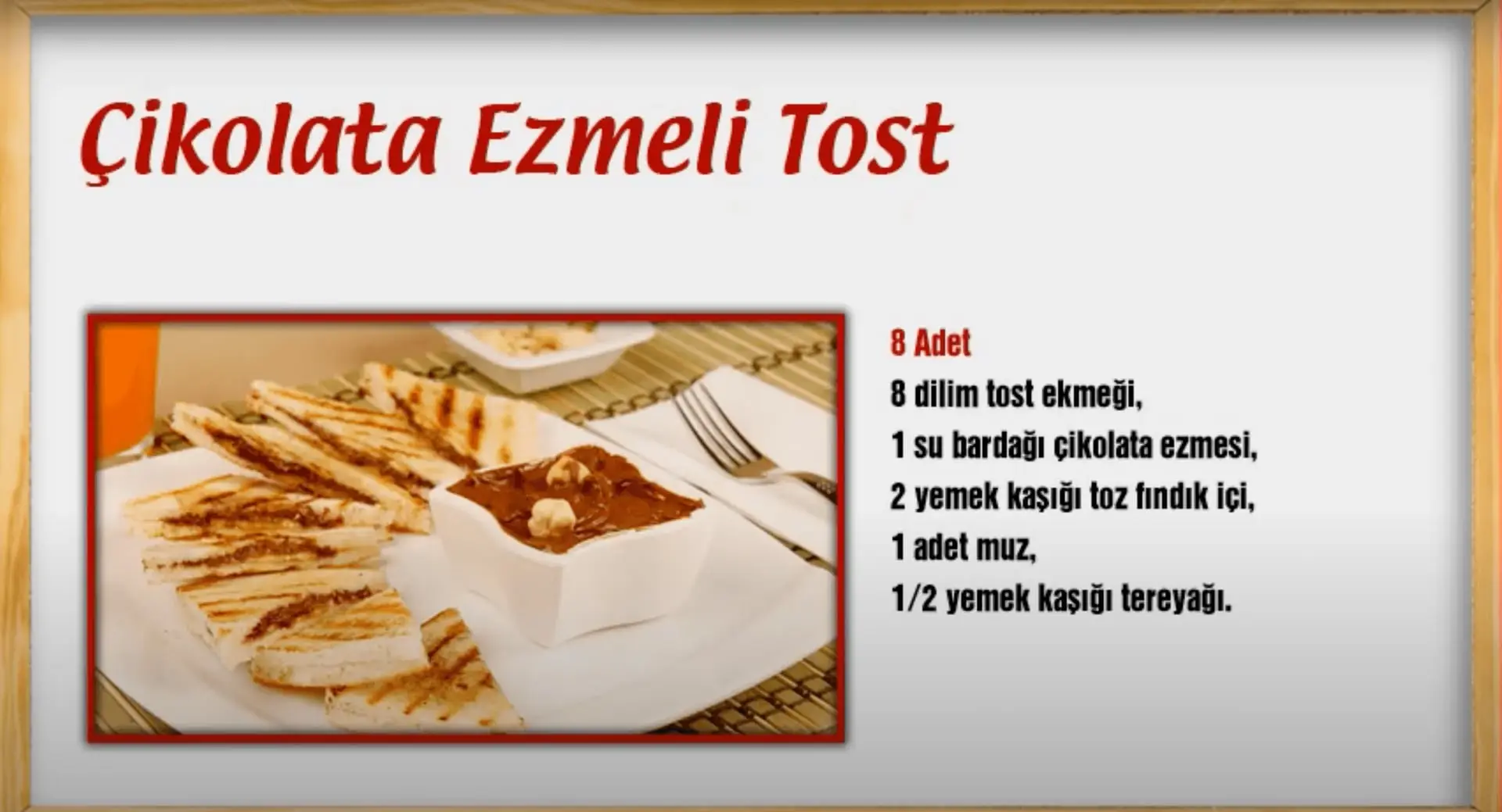 Çikilota Ezmeli Tost Tarifi: Evde Pratik, Lezzetli ve Farklı Bir Tost Nasıl Yapılır?