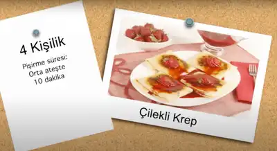 Çilekli Krep Tarifi: Evde Kolayca Hazırlayabileceğiniz Nefis ve Hafif Bir Tatlı!