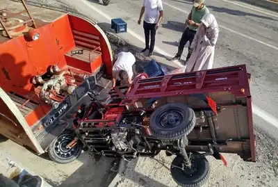Ermenek'te Motosiklet Kazası: 1 Yaralı