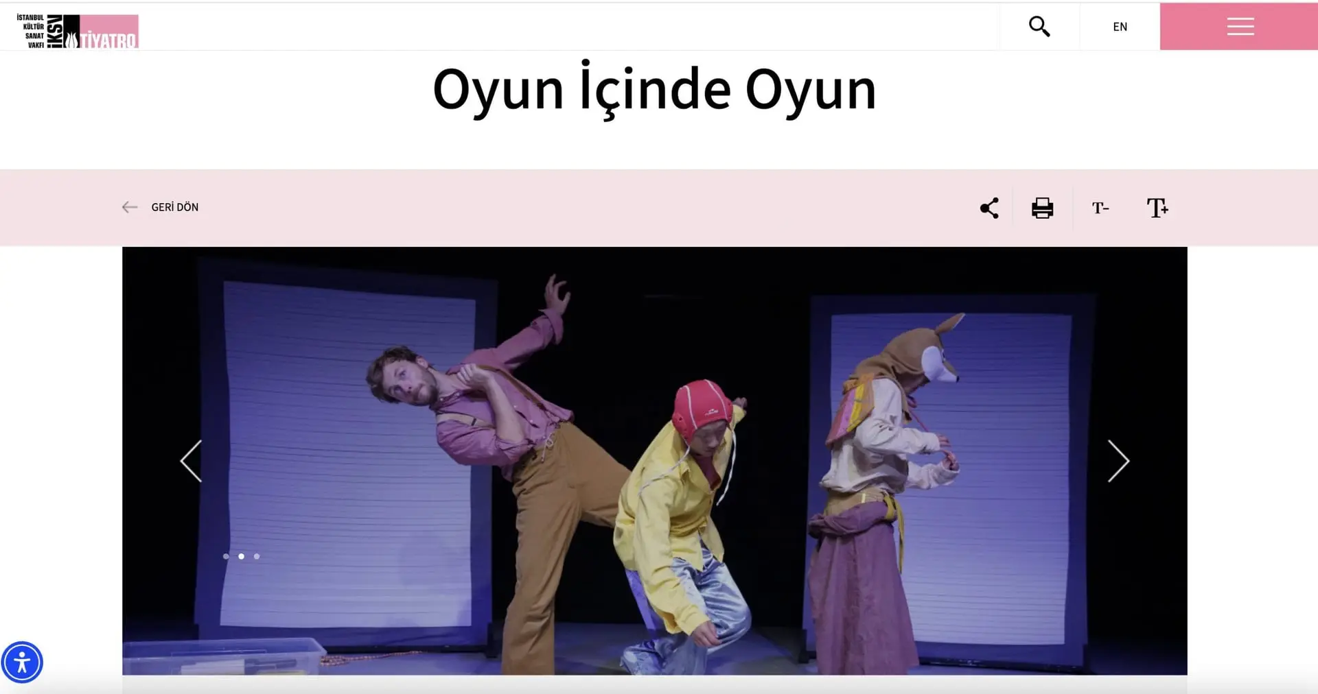 Hemşerimiz Ceren Oran'ın "Oyun İçinde Oyun" Eseri İstanbul'da Sahneleniyor