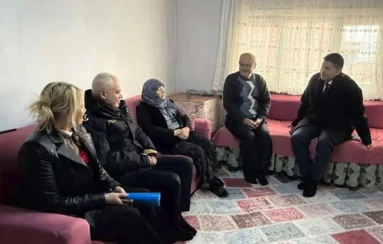 Ermenek Kaymakamı Uğur Muzaffer Çam'dan Hane Ziyaretleri