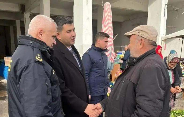 Ermenek Kaymakamı Uğur Muzaffer Çam’dan Halk Pazarı Ziyareti