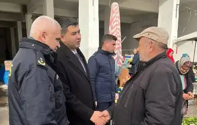 Ermenek Kaymakamı Uğur Muzaffer Çam’dan Halk Pazarı Ziyareti
