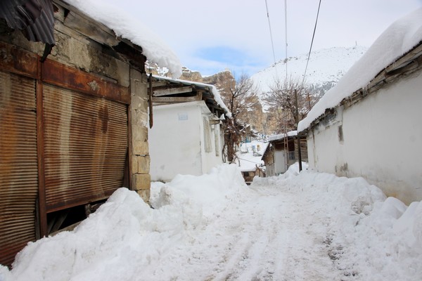 Ermenek sokaklarında Kış-2016