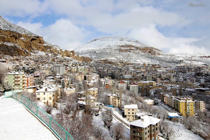 Ermenek'e Yağan Kar Güzel Görüntülere Neden Oldu