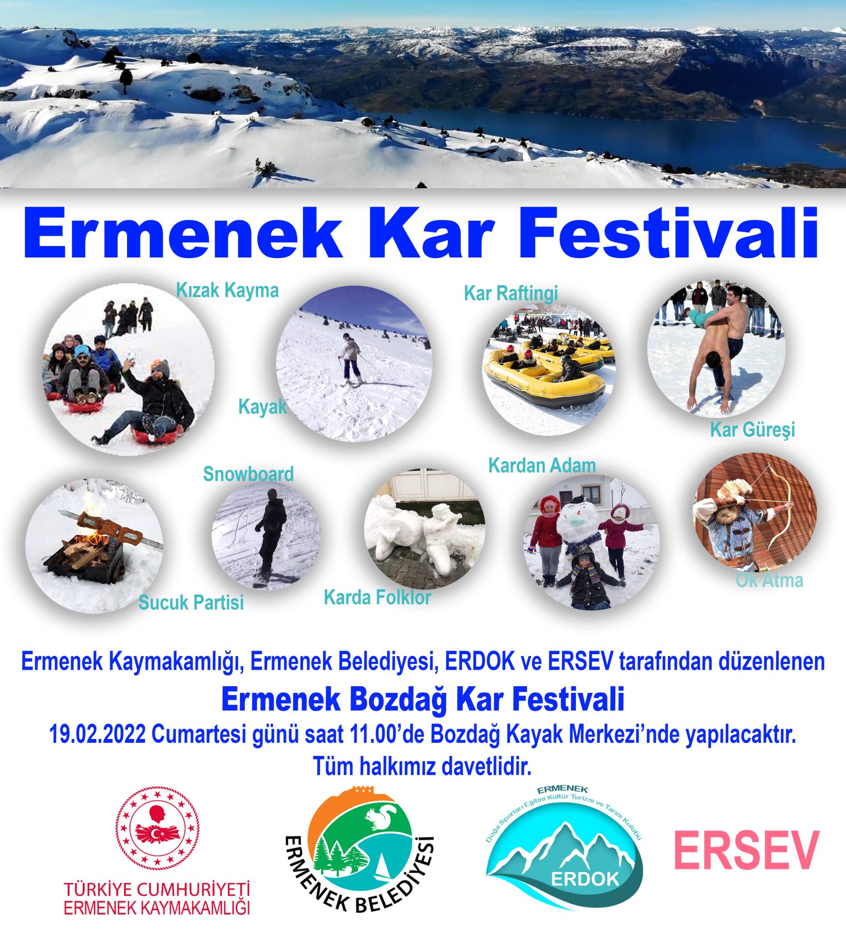 Bu yıl ilk kez 'Ermenek Kar Festivali' yapılıyor