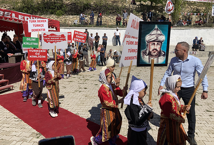 745. Türk Dil Bayramı Ermenek Balkusan Köyü'nde coşkuyla kutlandı