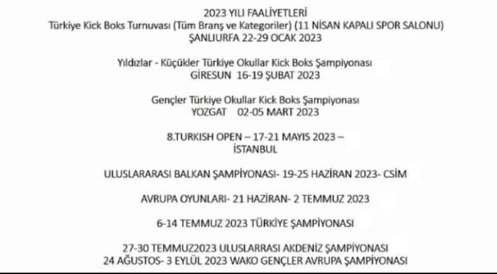 Ermenek Kick Boks Takımı Türkiye Şampiyonası için Şanlıurfa yolunda!