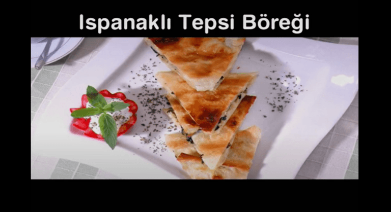 Ispanaklı Tepsi Böreği Tarifi