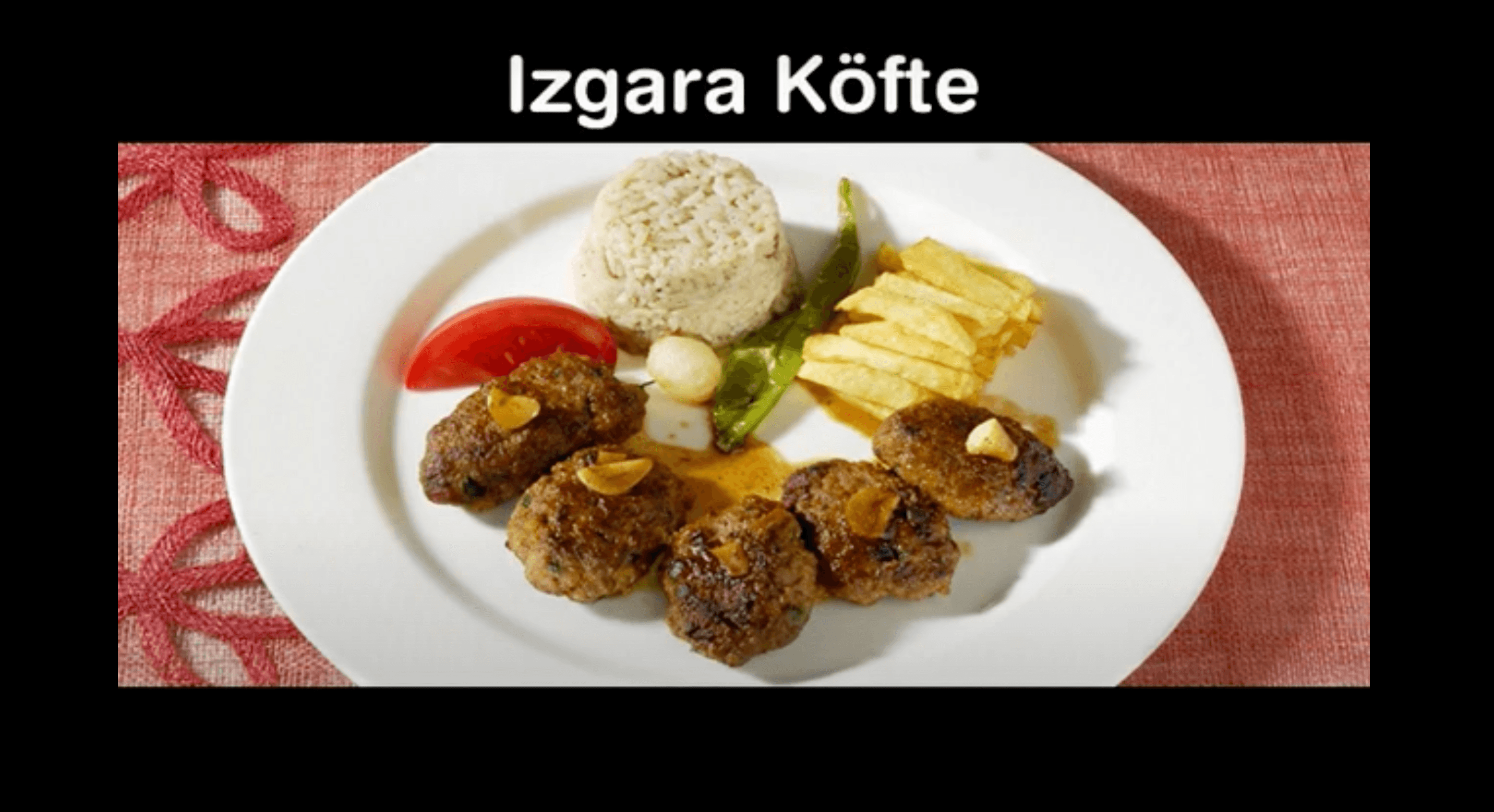 Izgara Köfte Tarifi
