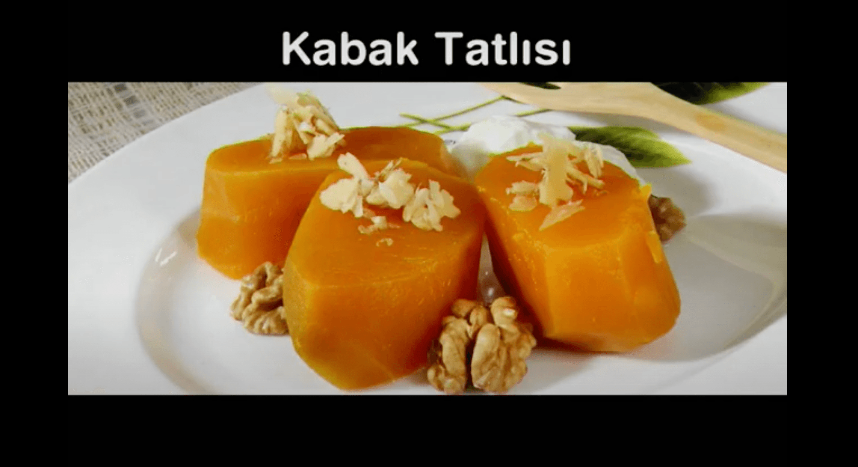 Kabak Tatlısı Tarifi