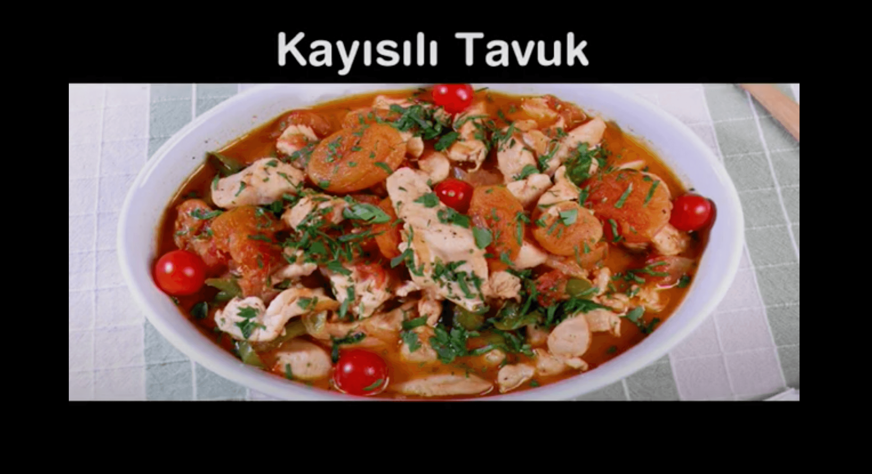 Kayısılı Tavuk Tarifi