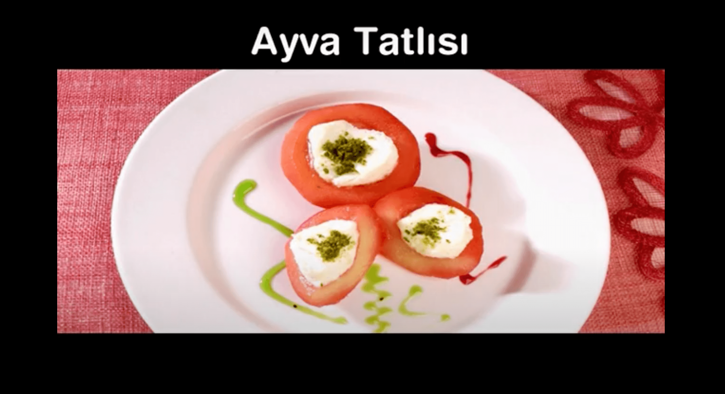 Ayva Tatlısı Tarifi