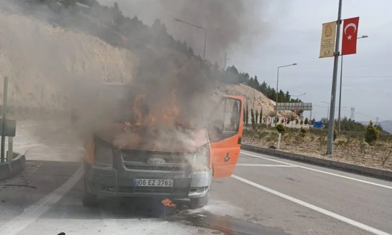 Ermenek’te bir haftada ikinci araç yangını!